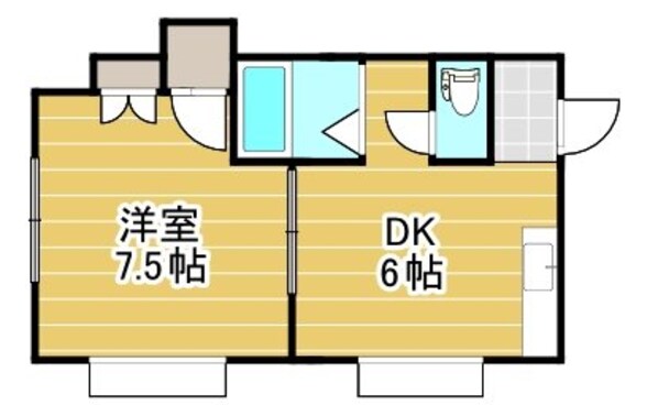 グリーンヒルズ女池の物件間取画像